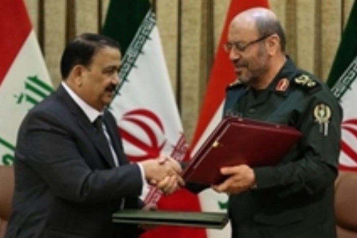 یادداشت تفاهم همکاری‌های دفاعی-نظامی میان ایران و عراق امضاء شد