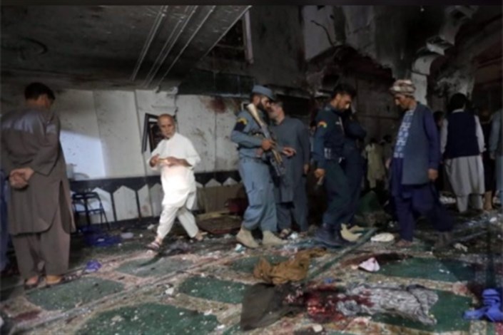افزایش شهدای حمله به مسجد شیعیان افغانستان به 29 تن+تصاویر