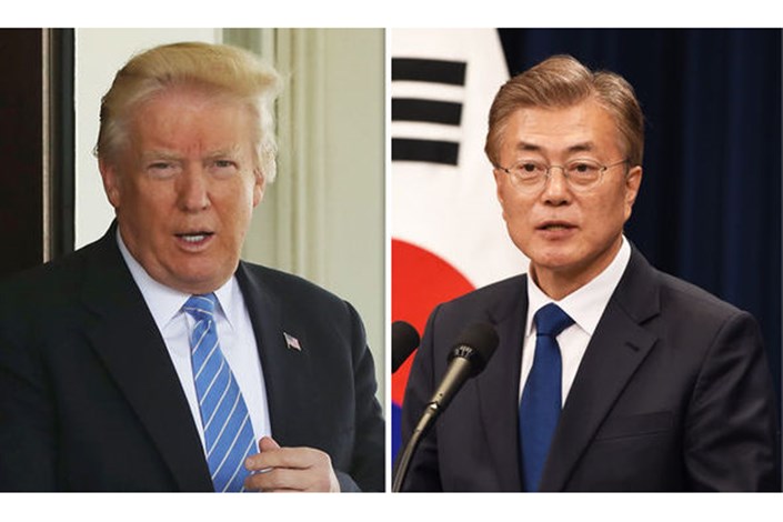 توافق روسای جمهور آمریکا و کره جنوبی برای افزایش فشار بر کره شمالی