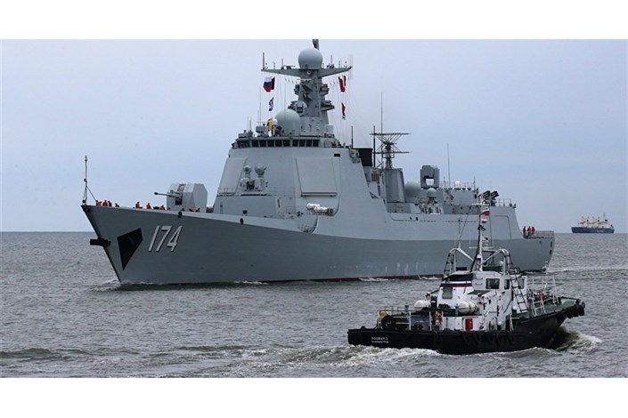 رزمایش مشترک دریایی روسیه و چین 
