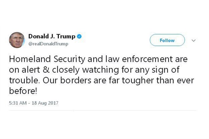 ترامپ: مرز‌های آمریکا از همیشه امن‌تر است