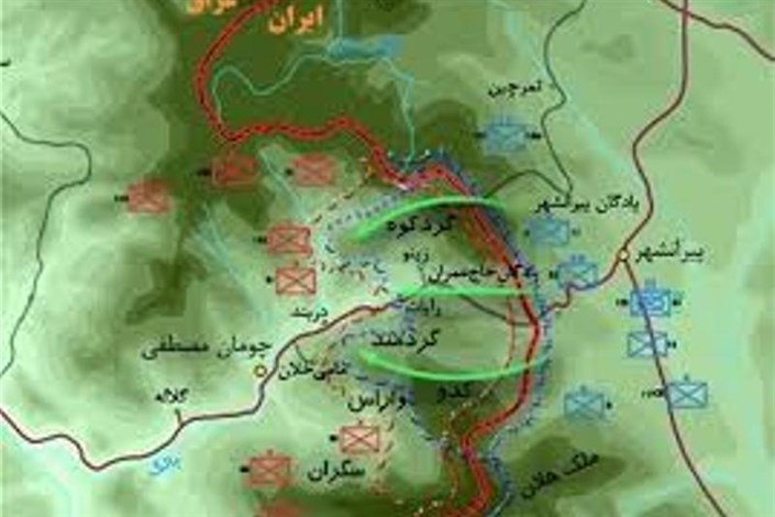 مرزنشینان ایران درشمال غرب کشور مرکز ضد انقلاب را آتش زدند