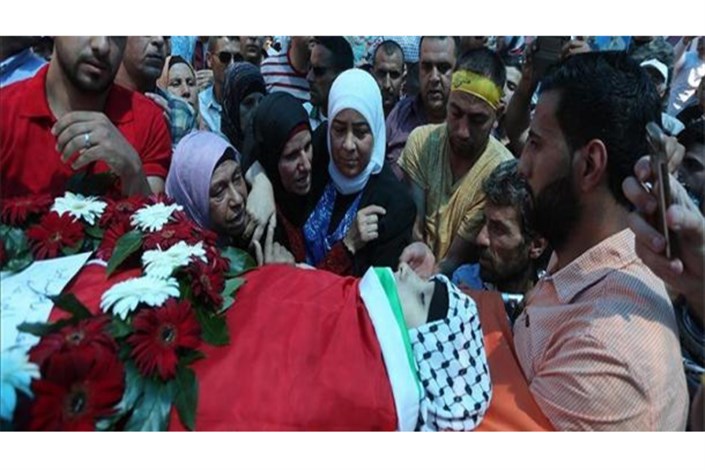 برگزاری مراسم تشییع جنازه دختر 8 ساله فلسطینی