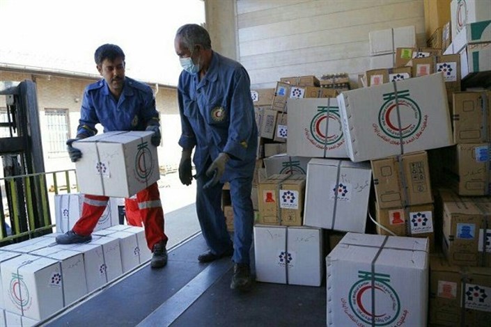 کمک های جمعیت هلال احمر آماده ارسال به میانمار