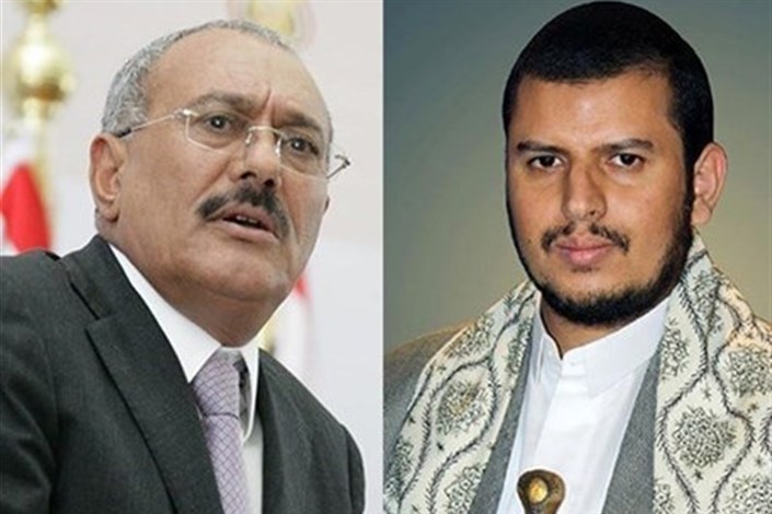 دیدار علی عبدالله صالح و عبدالملک الحوثی