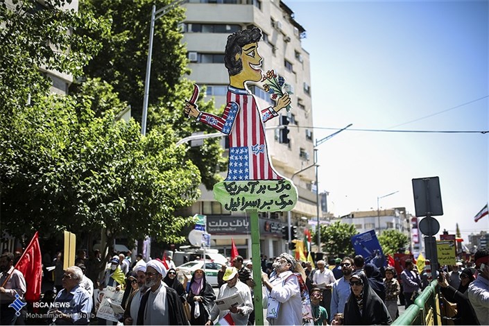 تظاهرات ضد آمریکایی بعد از اقامه نمازجمعه در سراسر کشور برگزار شد
