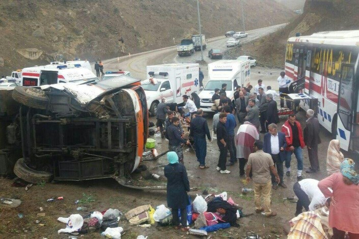 علت حادثه اتوبوس  دانش آموزان  هرمزگانی   اعلام  شد 