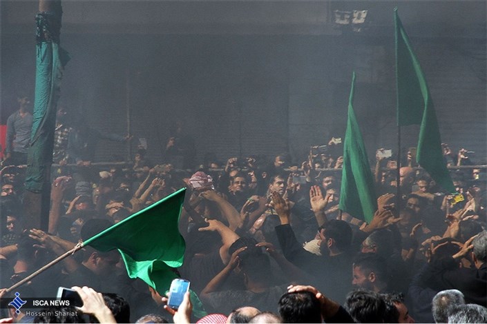 برگزاری مراسم سوگواری عاشورای حسینی در دفتر رهبر معظم انقلاب در قم 