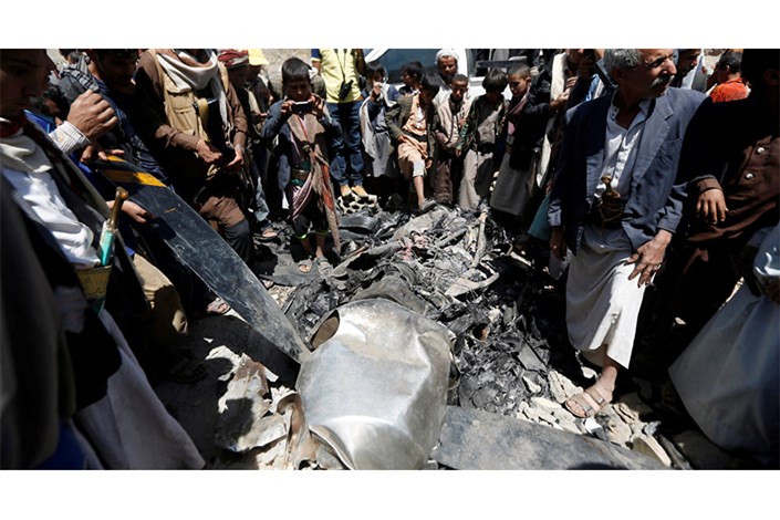 شکار آمریکا در آسمان یمن از سوی حوثی ها!