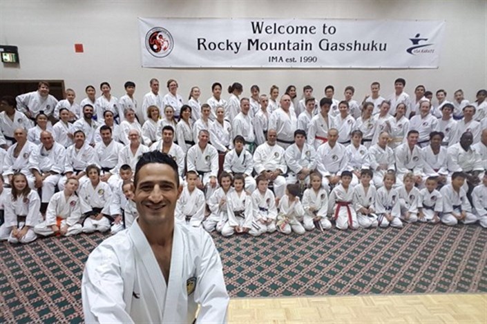 سعید احمدی کلاس آموزشی کاراته را در آمریکا برگزار کرد/ با حضور سیروس مدنی داور جهانی