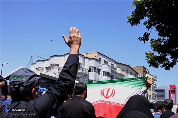 تشییع پیکر پاک مرزبان شهید در ارومیه