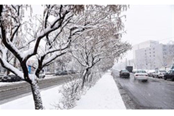  بارش برف در آذربایجان شرقی