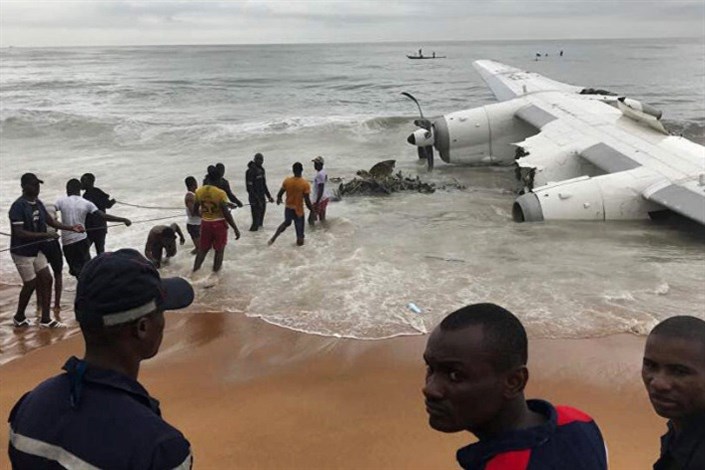 سقوط هواپیما در ساحل عاج