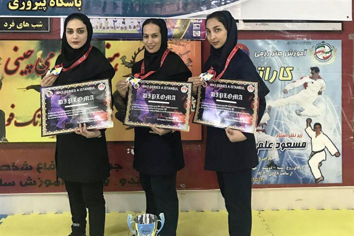 کسب مقام نایب قهرمانی لیک جهانی کاراته توسط دانشجویان واحد اصفهان