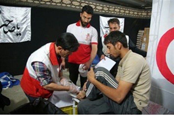 اربعین امسال 13 اکیپ هلال احمر کرمانشاه به زائران خدمات‌رسانی می‌کنند