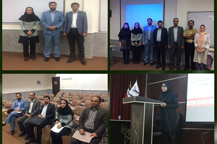 اولین دفاع پایان نامه دانشجویان گروه حسابداری دانشگاه آزاد اسلامی واحد هشتگرد