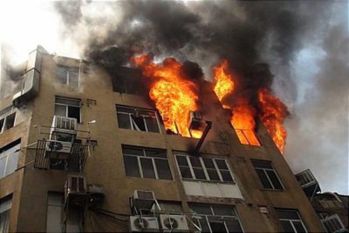  آتش سوزی در یک دفترخانه اسناد رسمی در آمل