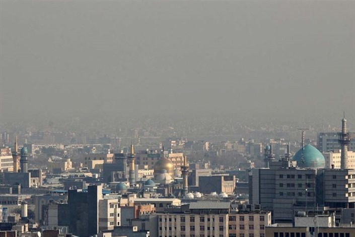  هوای پنج منطقه در مشهد در وضعیت هشدار قرار دارد