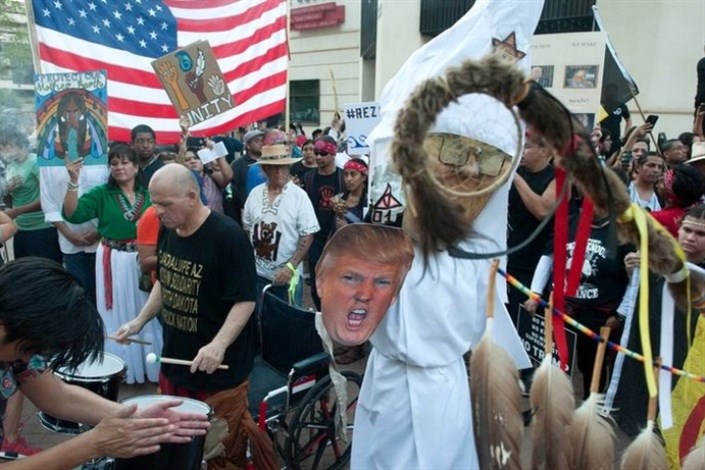 تدارک تظاهرات گسترده ضد ترامپ در سراسر آمریکا