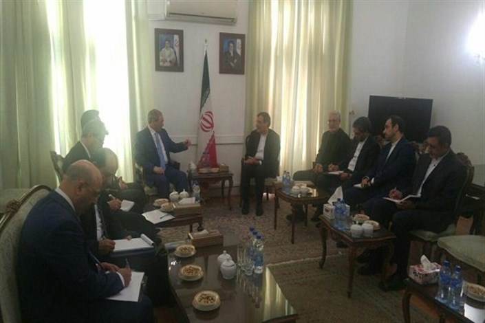 قائم مقام وزارت خارجه سوریه با جابری انصاری دیدار و گفتگو کرد