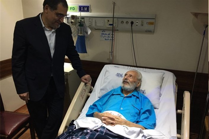  وزیر بهداشت از جمشید مشایخی عیادت کرد