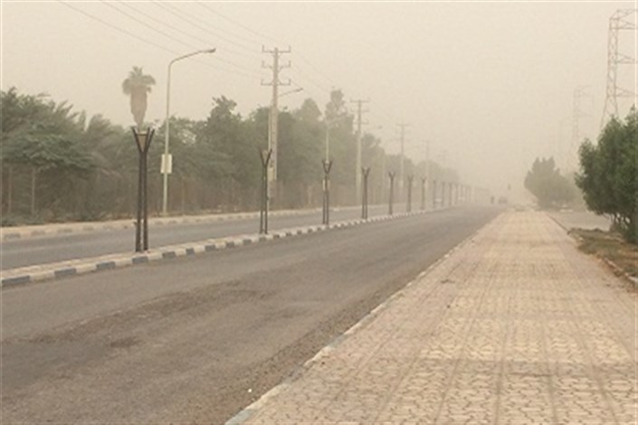 ذرات گرد و غبار رو به کاهش در آسمان آبادان و خرمشهر