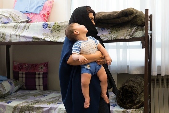  ۲۶ مادر و کودک  زیر 6 ماه در مرکز بهبود و بازتوانی خاوران تحت درمان هستند