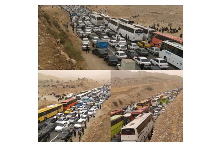  در محور ایلام –- مهران ترافیک سنگین است/ تردد ۳ هزار دستگاه اتوبوس  در ۲۴ ساعت گذشته