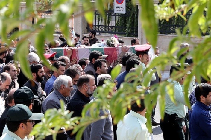 تشییع پیکر پاک شهید "فلاح" در قزوین