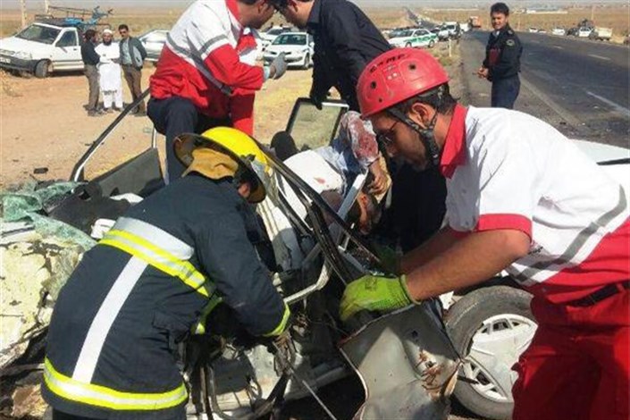 یک کشته و سه مصدوم بر اثر تصادف در محور تایباد- خواف