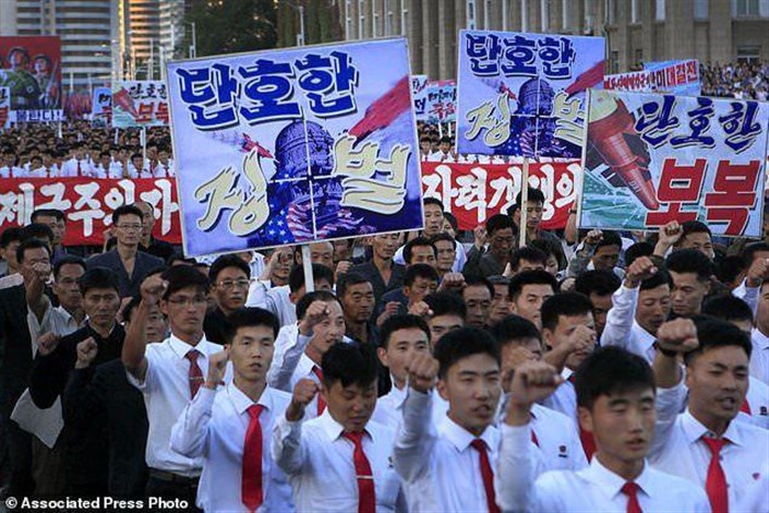 اعتراضات کره ای ها ضد ترامپ