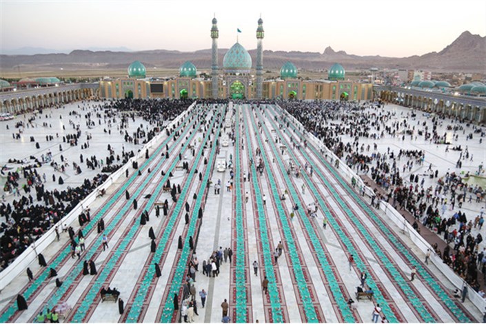 اجتماع بزرگ عزاداران اربعین حسینی در مسجد مقدس جمکران