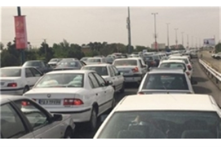 وضعیت ترافیک در محور توسکستان در محدوده استان سمنان 