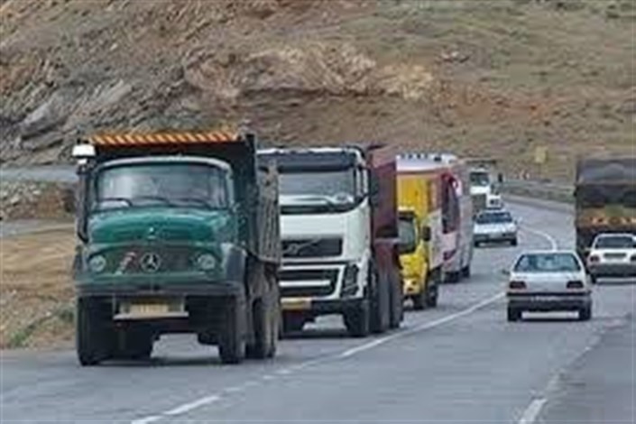 ممنوعیت تردد تریلی و کامیون در جاده های منتهی به مرز مهران