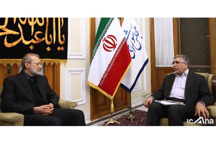 دیدار لاریجانی با رئیس جهاد دانشگاهی