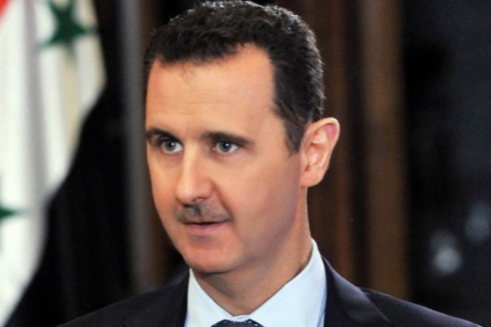 بشار اسد  به مردم ایران تسلیت گفت