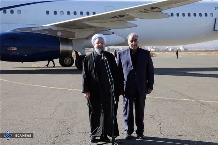 روحانی: دولت کمک  می‌کند تا مردم خودشان خانه‌هایشان را بسازند/ همه در کنار کرمانشاه هستیم