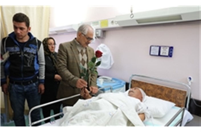 پذیرش مجروحان زلزله کرمانشاه در بیمارستان میلاد