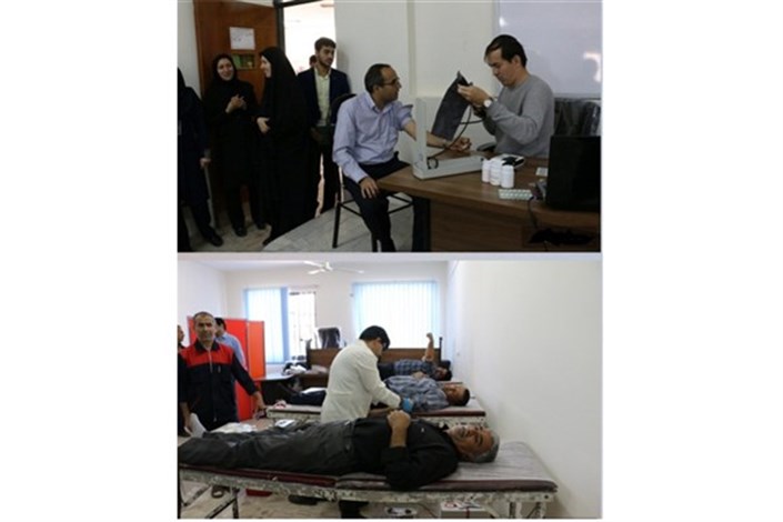 دانشگاه آزاد آزادشهر برای کمک به زلزله زدگان، خون اهدا کرد