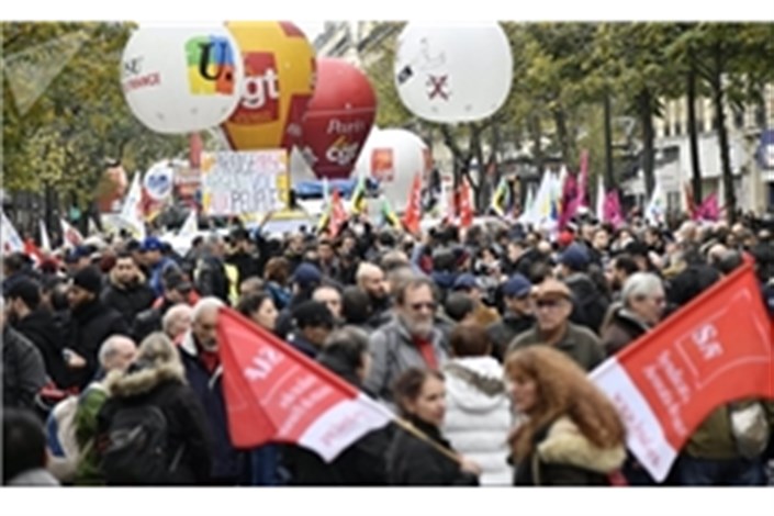 تظاهرات فرانسویها علیه مکرون