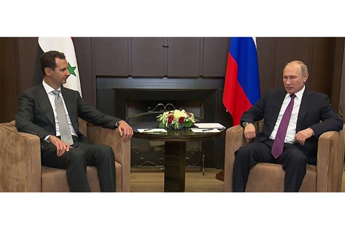 دیدار پوتین و بشار اسد در سوچی روسیه