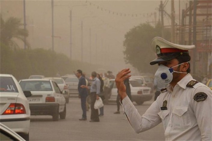 افزایش غلظت گردوغبار در آسمان اردبیل