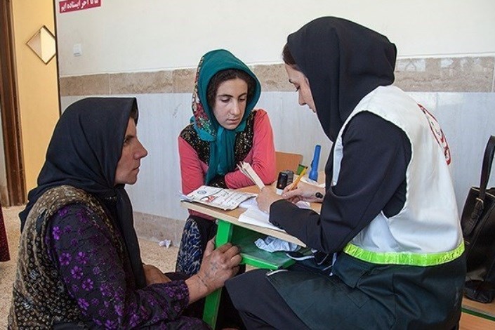 ویزیت رایگان بیماران در مناطق محروم شهرستان ایرانشهر