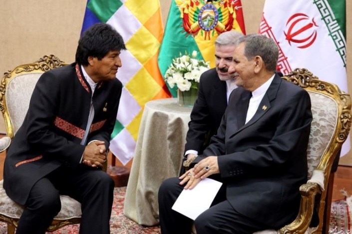 جهانگیری: حل موانع بانکی برای توسعه مناسبات با بولیوی ضروری است