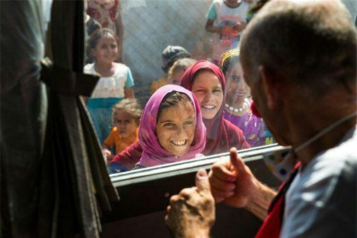 لبخند کودکان عراق بعد از سال ها رنج