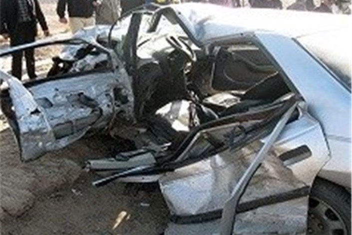 تصادف مرگبار یک پژو با اتوبوس در آزادراه زنجان - قزوین