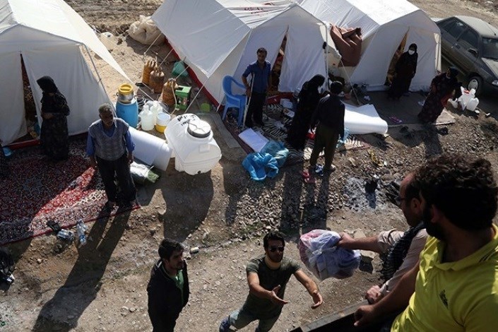 ۳۰ پزشکیار از زیرکوه برای کمک به اسکان زلزله‌زدگان کرمانشاه اعزام شدند