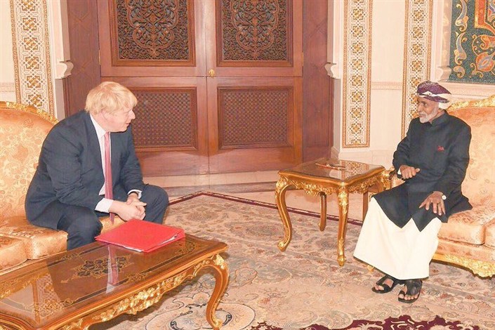  وزیر خارجه بریتانیا با پادشاه عمان دیدار کرد