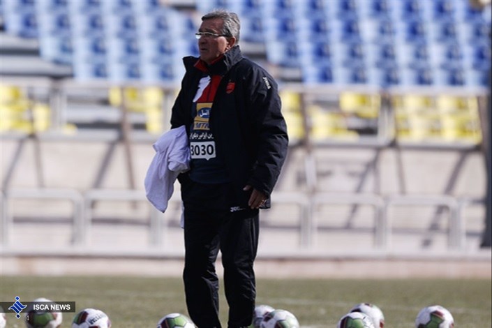 برانکو در تمرین پرسپولیس حاضر شد/ باقری غایب بود