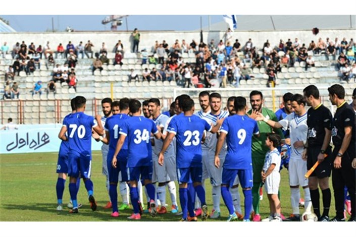 ملوان - مس رفسنجان؛ آخرین بازی نیم فصل لیگ یک فوتبال 